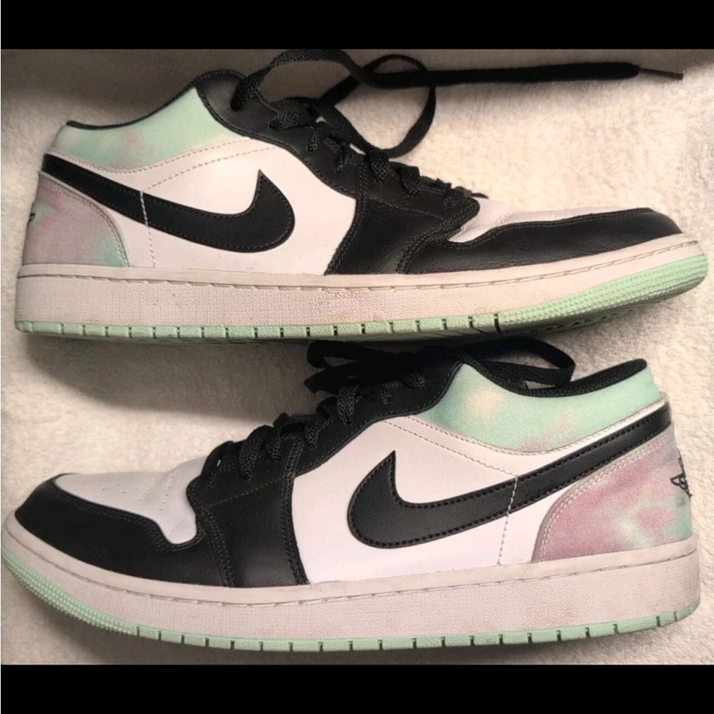 Jordan 1 Low SE Tie Dye Purple Green DM1199-100 Size 13